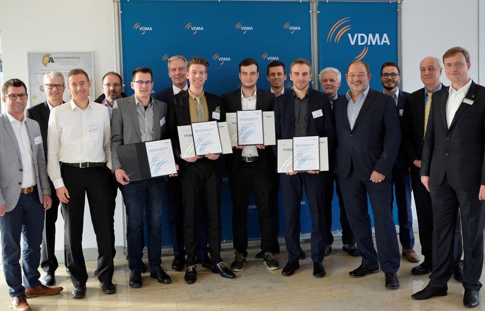 Junge Maschinenbauer erhalten VDMA-Nachwuchspreise zur Digitalisierung