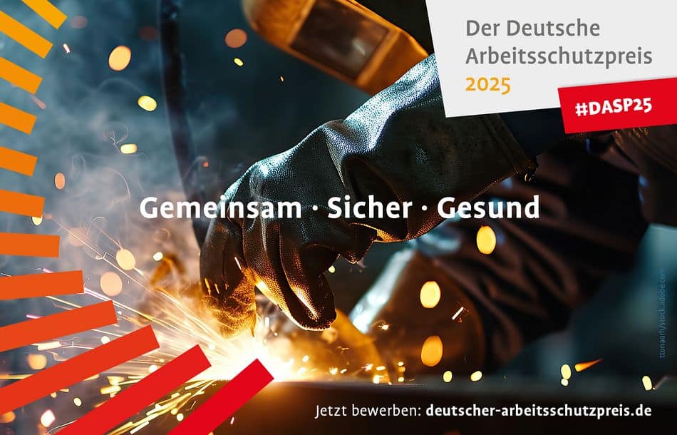 Bewerbungsstart für Deutschen Arbeitsschutzpreis 2025