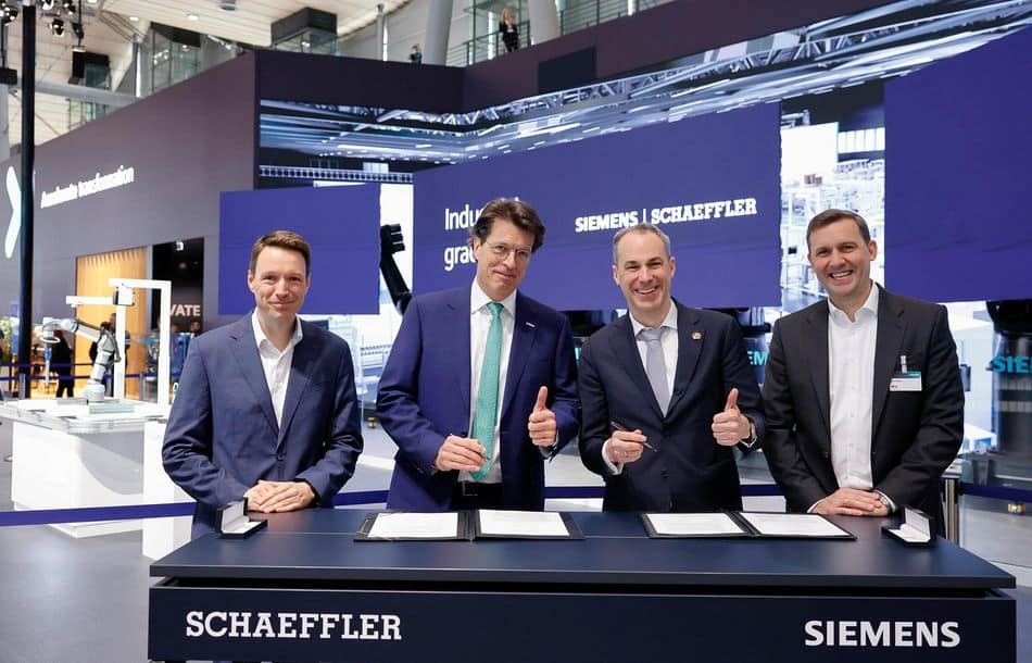 Schaeffler und Siemens vertiefen Zusammenarbeit
